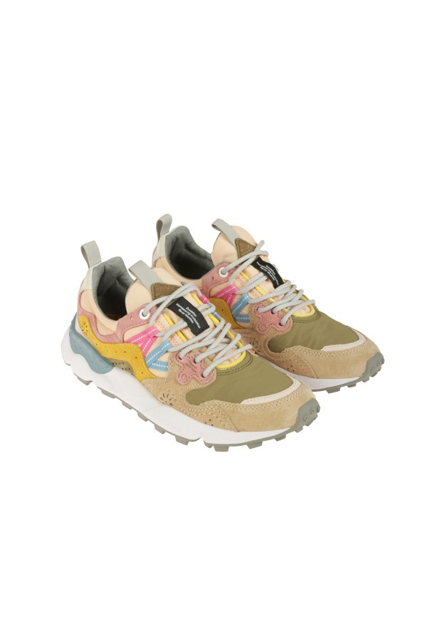 Sneakers Flower Mountain Yamano3 Rosa/Chestnut